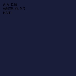 #1A1D39 - Haiti Color Image