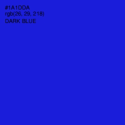 #1A1DDA - Dark Blue Color Image