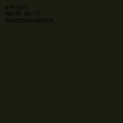 #1A1E11 - Rangoon Green Color Image