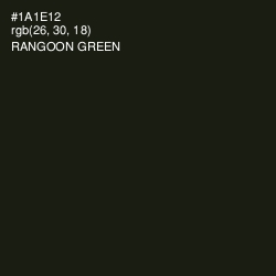 #1A1E12 - Rangoon Green Color Image