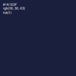 #1A1E3F - Haiti Color Image