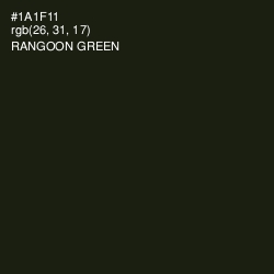#1A1F11 - Rangoon Green Color Image