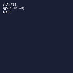 #1A1F35 - Haiti Color Image