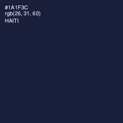 #1A1F3C - Haiti Color Image