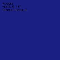 #1A2083 - Resolution Blue Color Image