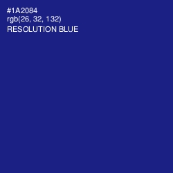 #1A2084 - Resolution Blue Color Image