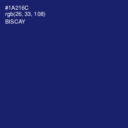 #1A216C - Biscay Color Image