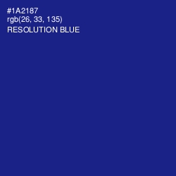 #1A2187 - Resolution Blue Color Image