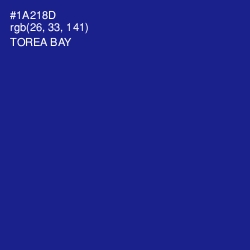 #1A218D - Torea Bay Color Image