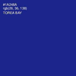 #1A248A - Torea Bay Color Image