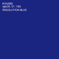 #1A2582 - Resolution Blue Color Image