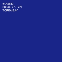 #1A2589 - Torea Bay Color Image