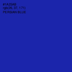 #1A25AB - Persian Blue Color Image