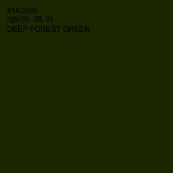 #1A2600 - Deep Forest Green Color Image