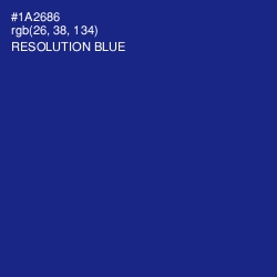 #1A2686 - Resolution Blue Color Image