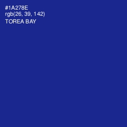 #1A278E - Torea Bay Color Image