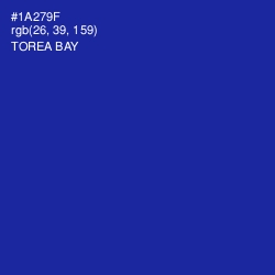 #1A279F - Torea Bay Color Image