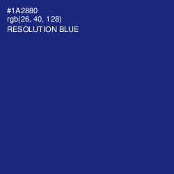 #1A2880 - Resolution Blue Color Image