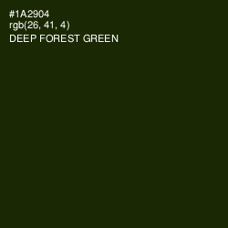 #1A2904 - Deep Forest Green Color Image