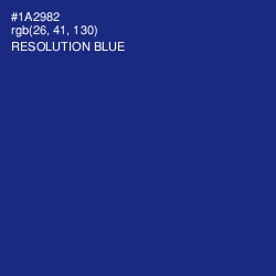 #1A2982 - Resolution Blue Color Image