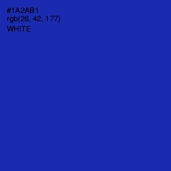 #1A2AB1 - Persian Blue Color Image