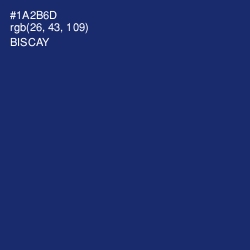 #1A2B6D - Biscay Color Image