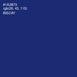 #1A2B73 - Biscay Color Image