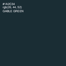 #1A2C34 - Gable Green Color Image