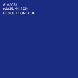 #1A2C81 - Resolution Blue Color Image