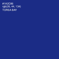 #1A2C86 - Torea Bay Color Image