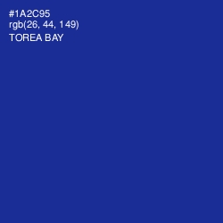 #1A2C95 - Torea Bay Color Image