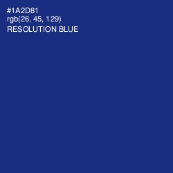 #1A2D81 - Resolution Blue Color Image