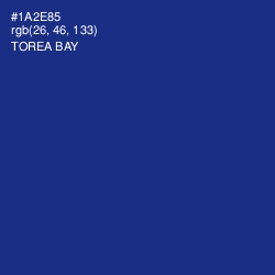 #1A2E85 - Torea Bay Color Image