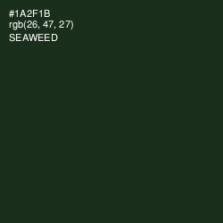 #1A2F1B - Seaweed Color Image