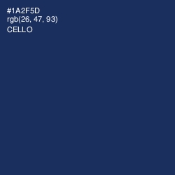 #1A2F5D - Cello Color Image