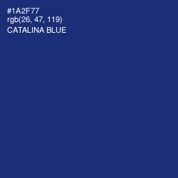 #1A2F77 - Catalina Blue Color Image