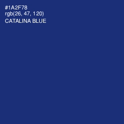 #1A2F78 - Catalina Blue Color Image