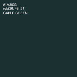 #1A3033 - Gable Green Color Image