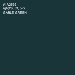 #1A3539 - Gable Green Color Image