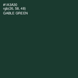 #1A3A30 - Gable Green Color Image