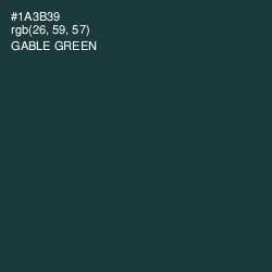 #1A3B39 - Gable Green Color Image