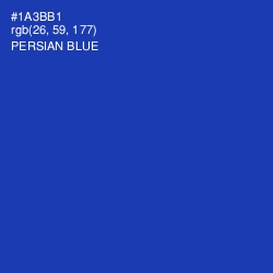 #1A3BB1 - Persian Blue Color Image