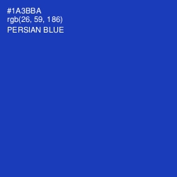 #1A3BBA - Persian Blue Color Image