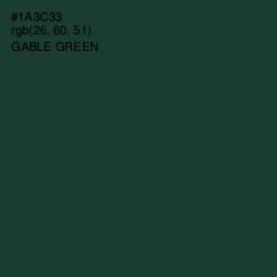 #1A3C33 - Gable Green Color Image