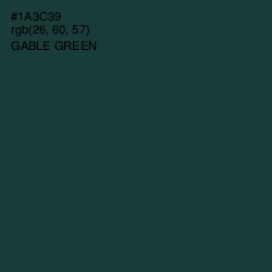 #1A3C39 - Gable Green Color Image