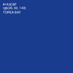 #1A3C8F - Torea Bay Color Image