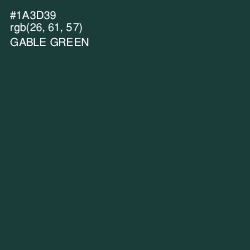 #1A3D39 - Gable Green Color Image