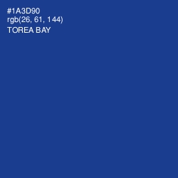 #1A3D90 - Torea Bay Color Image