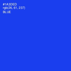 #1A3DED - Blue Color Image