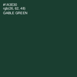 #1A3E30 - Gable Green Color Image